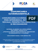 3 - Comunicarea Guvernamentala Prin Intermediul Retelelor Sociale