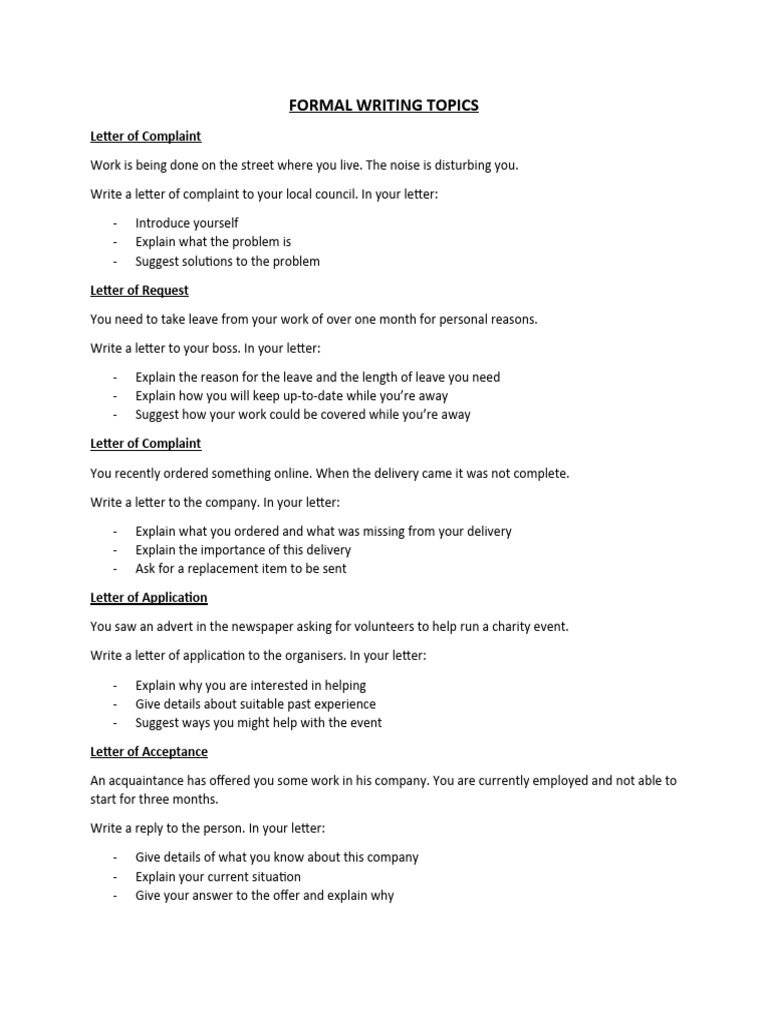 formal-writing-topics-pdf