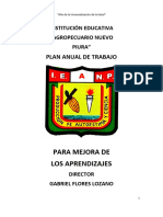 Plan Anual de Trabajo 2021 Nvo. Piura