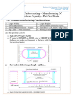 Technical Data Sheet - Larger Volume Capacity - Spiral Flat Oval Ducts