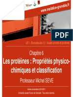 J Protéines Physico Chimie Et Classification