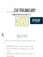 WEEK 7 English Vocabulary