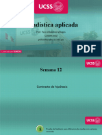 Semana 12 - Estadística Aplicada