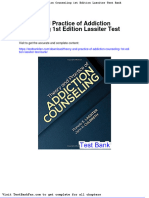 Full Download Theory and Practice of Addiction Counseling 1st Edition Lassiter Test Bank