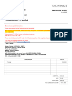 Tax Invoice: Pickles Auctions Pty Limited