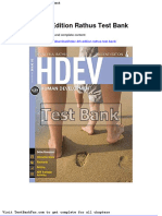 Full Download Hdev 4th Edition Rathus Test Bank