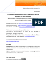 Caracterizacion Epidemiologica Clinica y Cefalomet