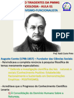 Powerpoint - o Positivismo de Comte e Durkheim