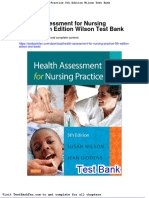 Full Download Health Assessment For Nursing Practice 5th Edition Wilson Test Bank