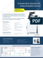 H Series High Speed High Force Actuator Brochure