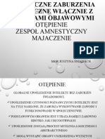 4 Organiczne Zaburzenia Psychiczne