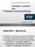 1 Wywiad Obserwacja Podstawy Psychopatologii