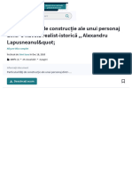 Particularități de Construcție Ale Unui Personaj