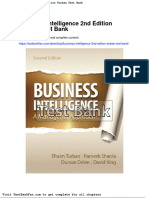 Full Download Business Intelligence 2nd Edition Turban Test Bank