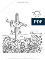 Desenhos Da Crucificacao de Jesus para Colorir A Cruz Esta Vazia