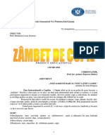 0 1 1 Iunie Zambet de Copil Proiect Educational