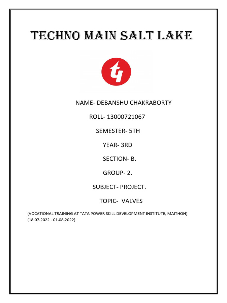 Pdf Valve Pdf Valve Manufactured Goods