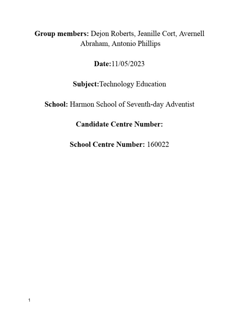 Technical Drawing SBA Project Tools & Instruments PDF Stationery Writing Implements