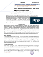 Review On Concept of Pharmacovigilance and Their Opportunity in India