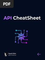 API CheatSheet