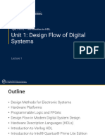 Unit 1-Design Flow of Digital Systems v1