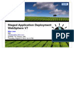 Staged Application Deployment in WAS V7 ND