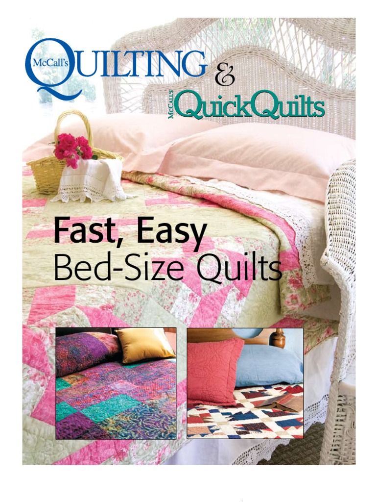 Three Quick Easy Quilt Patterns | PDF | Quilting | Quilt