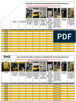 Ficha de Manutenção e Limpeza Do Compressor e Secador