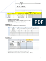 TP 2 Excel