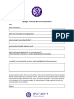 New Agent CD Recommendation Form 2023