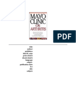 Mayo Clinic On Arthritis