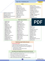 11.3 Vocabulary List