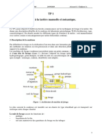 TP 1 - Forage À La Tarière Manuelle Et Mécanique