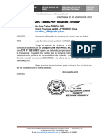 Oficio para Fiscalia Comunica Detención