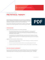 Factsheet Pre Physical Therapy