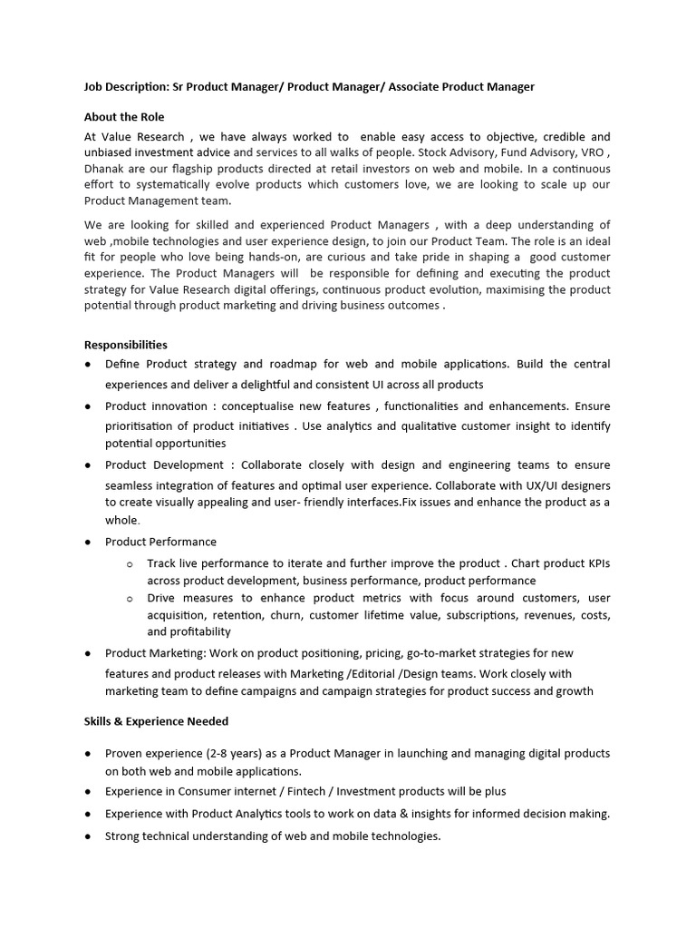 job-description-product-manager-pdf-marketing-analytics