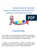 Análise Do Comportamento Aplicada (ABA) 1223