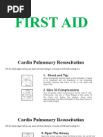 First Aid Basic Life Support and Evacuation