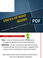 Statics of Rigid Bodies Summary