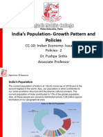 Indias Population Pattern and Policies 1