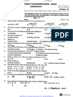 11th Chemistry EM Half Yearly Exam 2022 Original Question Paper Thirunelveli District English Medium PDF Download