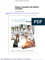 Full Download Health The Basics Canadian 6th Edition Donatelle Test Bank