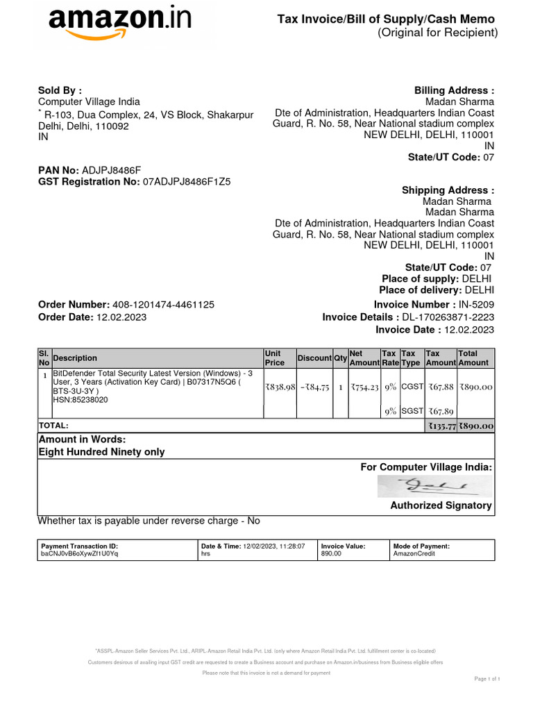 invoice antivirus | PDF | Invoice | Market (Economics)