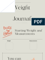 Weightloss Journal Template