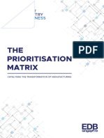 Smart Industry Readiness Index - Prioritisation Matrix