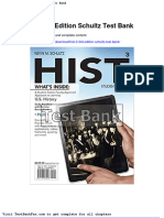 Full Download Hist 3 3rd Edition Schultz Test Bank