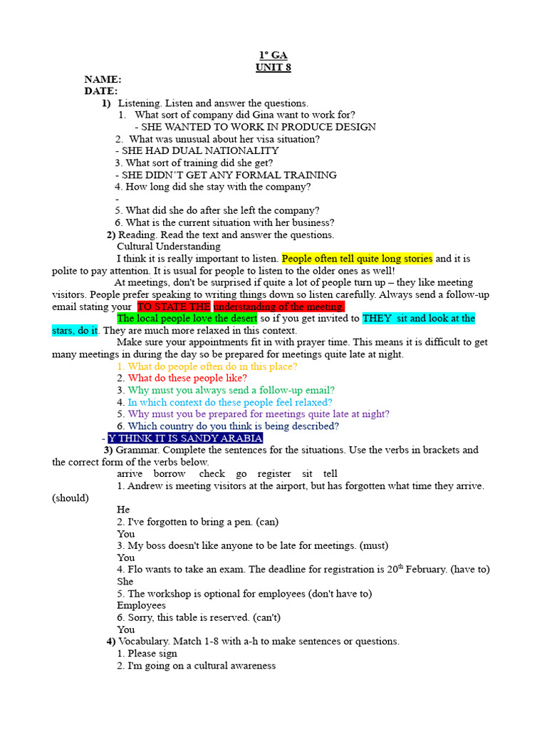 Unit 8 | PDF | Human Communication | Linguistics