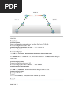 Configuracion de 2 Router en Consola