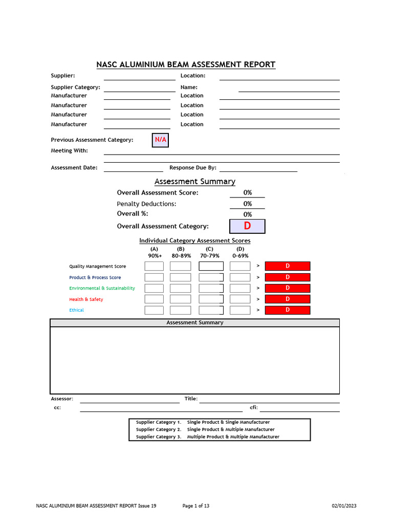 Nasc Aluminium Beam Assessment Report Issue 190201 2023 PDF