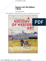 Full Download History of Western Art 5th Edition Adams Test Bank